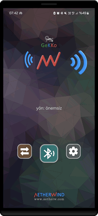 aetherw.com gekko android ve akıllı saat uygulaması